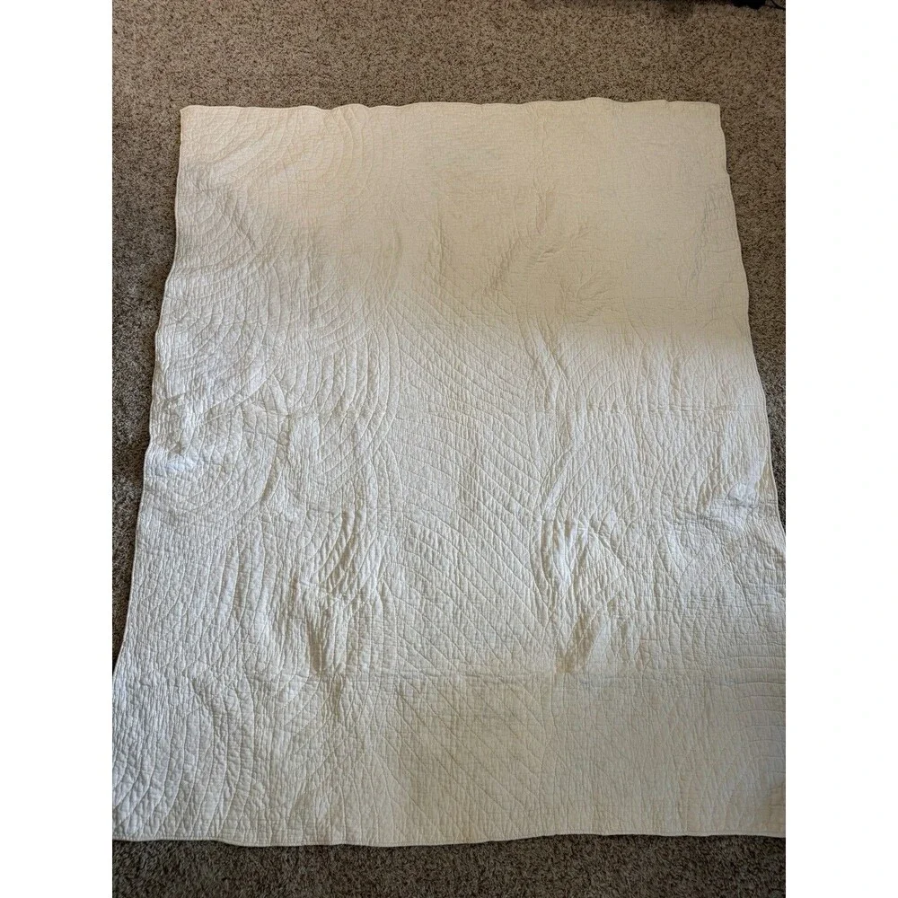 Vintage Thirteen patch scrap quilt 72